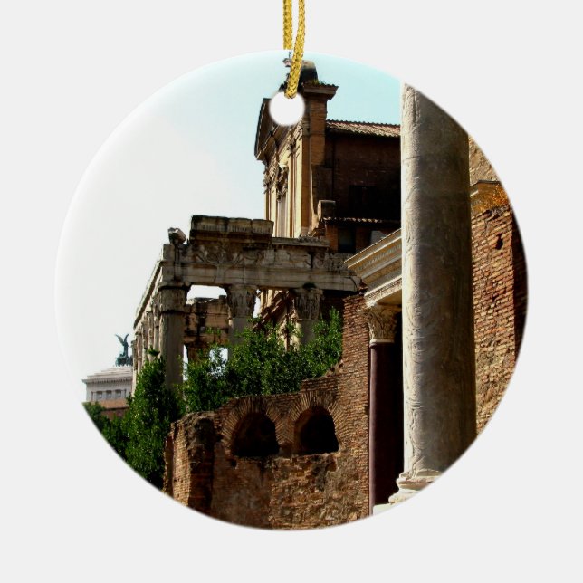 Ancient City Ceramic Ornament (Front)