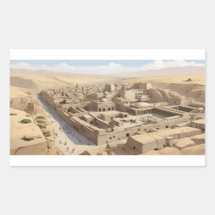 Ancient city in afghanastan sticker