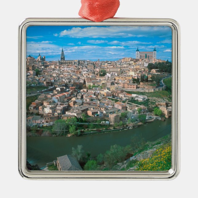 Ancient city of Toledo, Spain. Metal Ornament (Front)
