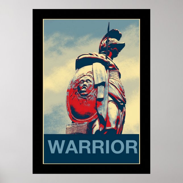 Ancient Colosseum Spartan Warrior Roman Gladiator Poster (Front)