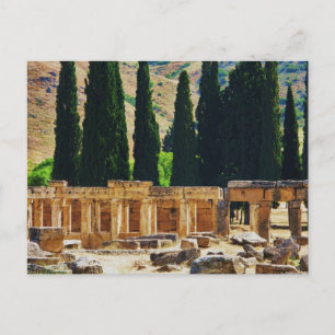 Ancient columns Hierapolis, Turkey Postcard