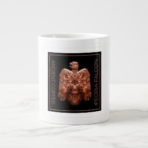 Ancient Copper Peoria Falcon Restored coffee mug