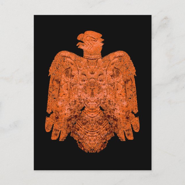 ANCIENT COPPER PEORIA FALCON RESTORED Postcard  (Front)