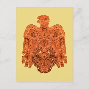 ANCIENT COPPER PEORIA FALCON RESTORED Postcard