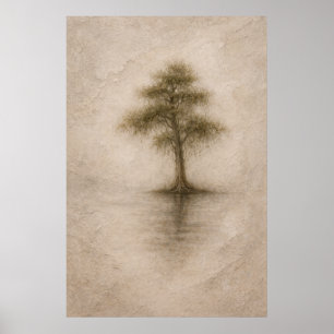 Ancient Cypress   Landscape Art   Poster