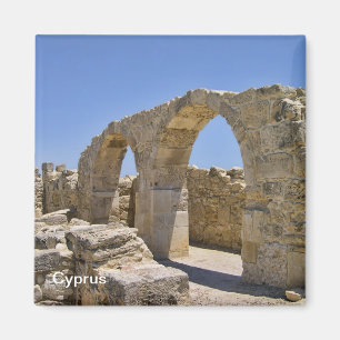 Ancient Cyprus ruins Magnet