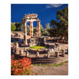 Ancient Delphi Greece – Historic Travel Art  Photo Print