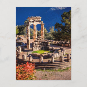 Ancient Delphi Greece Postcard – Historic Travel
