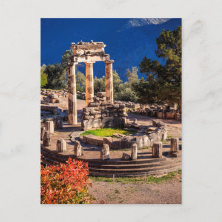 Ancient Delphi Greece Postcard – Historic Travel