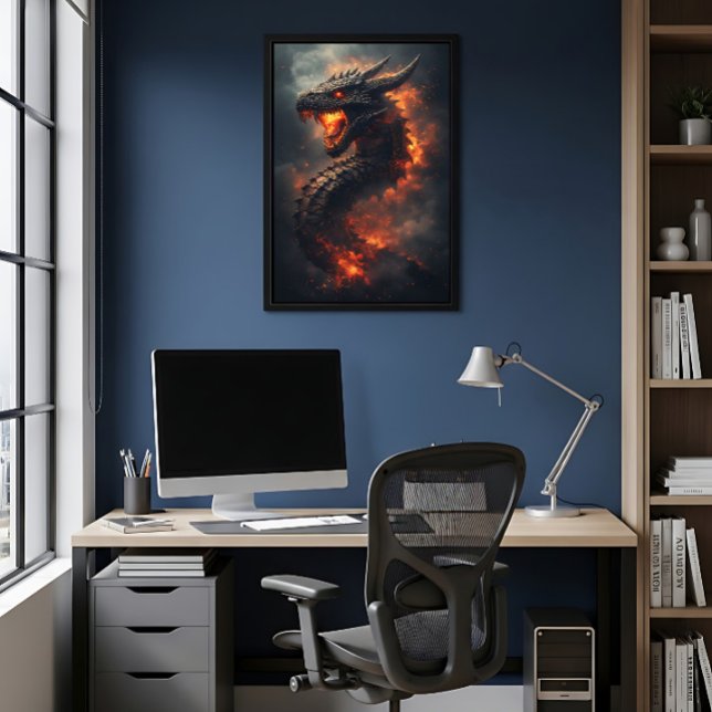 Ancient Dragon of Infernal Flames Poster (Creator Uploaded)