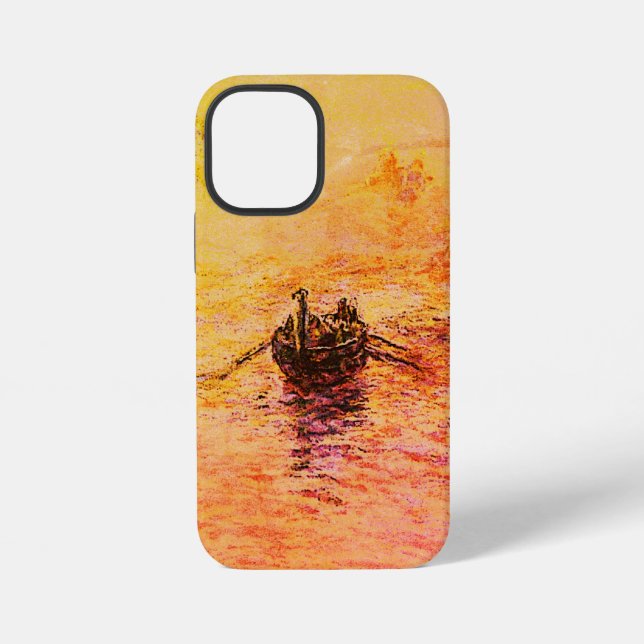 Ancient Dream Rowing Boat iPhone Case (Back)