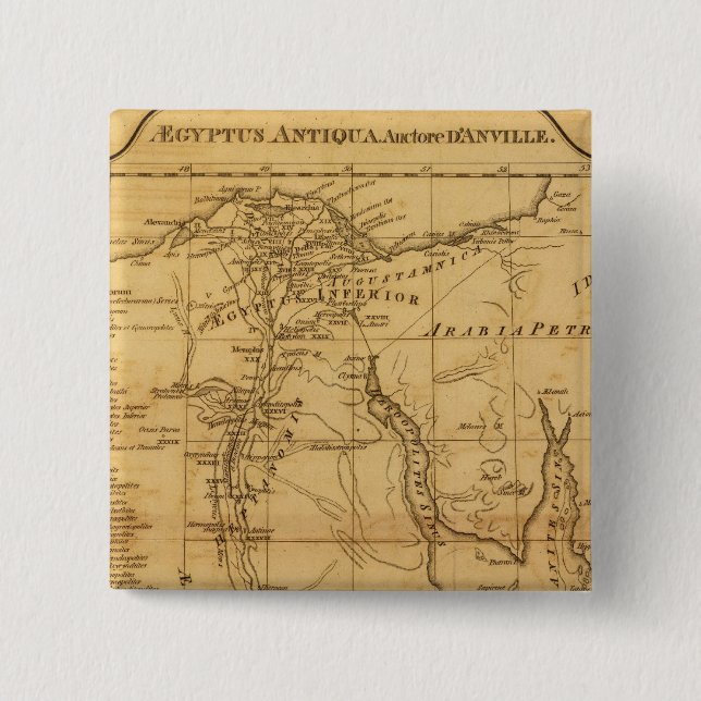 Ancient Egypt 3 2 Inch Square Button (Front)