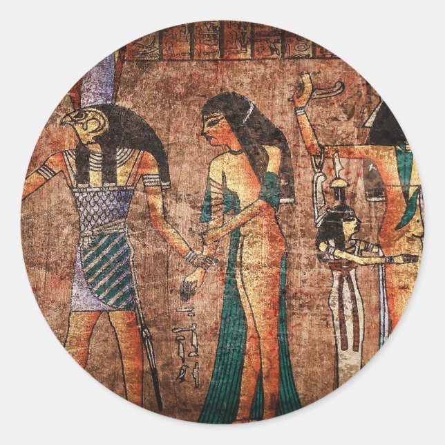 Ancient Egypt 4 Classic Round Sticker (Front)