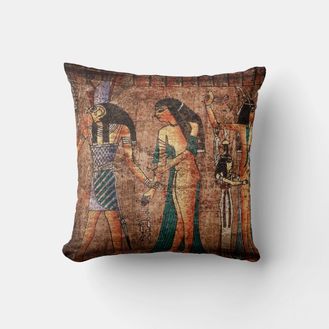 Ancient Egypt 4 Throw Pillow (Front)