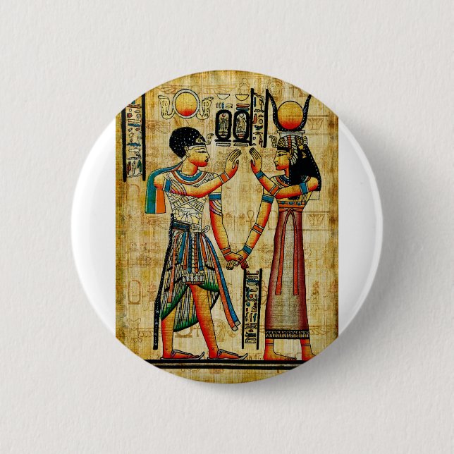 Ancient Egypt 5 2 Inch Round Button (Front)