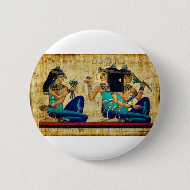Ancient Egypt 6 2 Inch Round Button (Front)