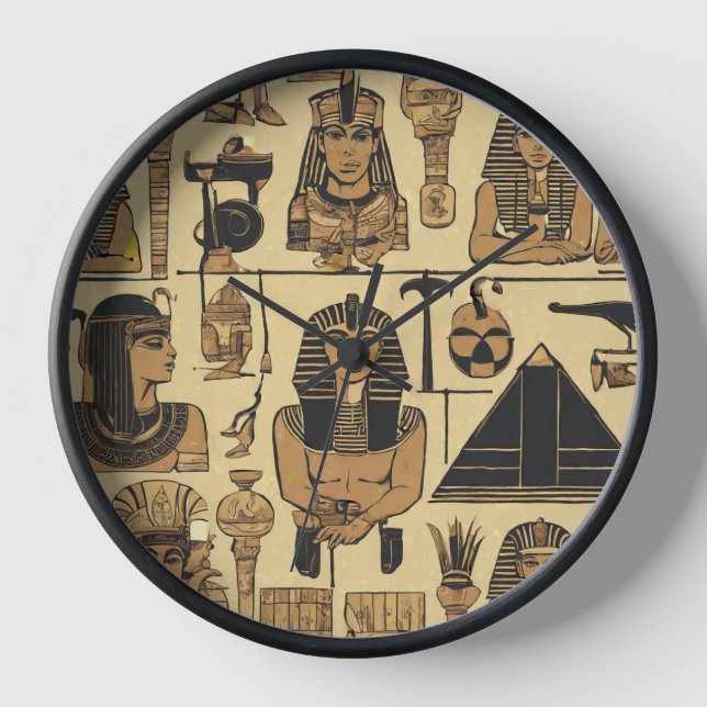Ancient Egypt civilization Wall Clock (Front)