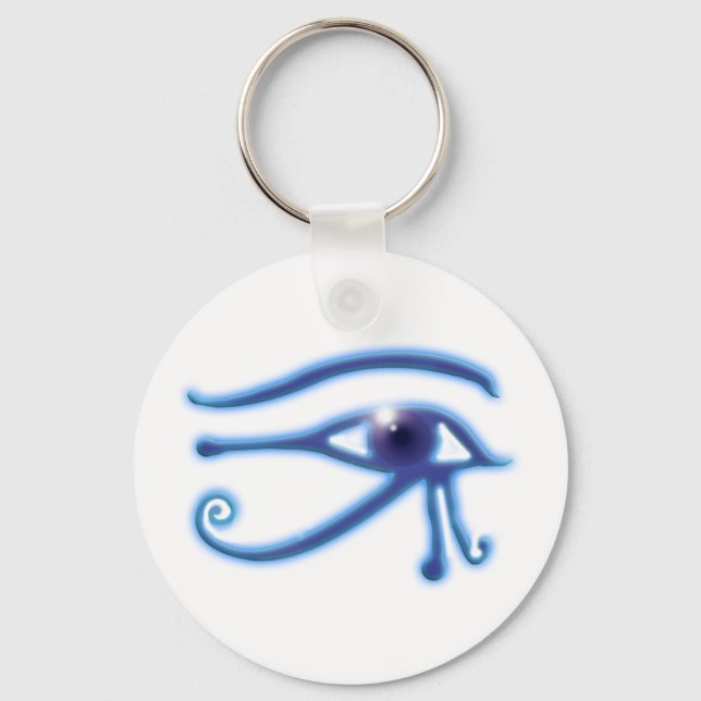 Ancient Egypt Eye of Horus Wadjet Keychain (Front)