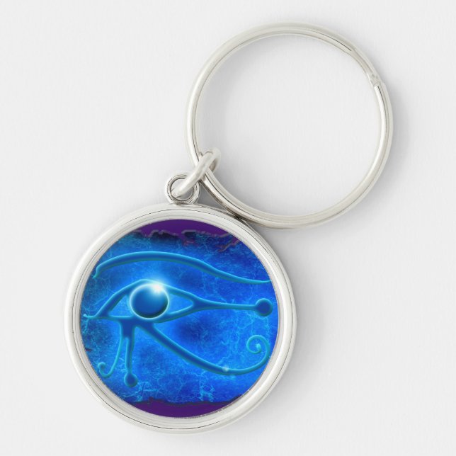 Ancient Egypt Eye of Horus Wadjet Keychain (Front)
