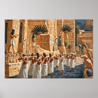 Ancient Egypt, Funeral Rites of the Pharaohs Poster