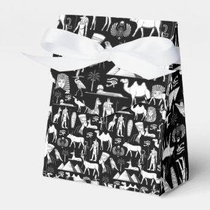 Ancient Egypt Hieroglyphic Symbol Pattern      Favor Box