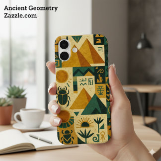 Ancient Egypt Mystique Patchwork Papyrus iPhone 16 Plus Case
