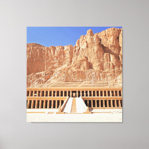 Ancient Egypt Pharaoh deir el bahri Temple Dynasty Canvas Print