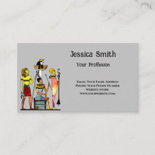 Ancient Egypt Pharaohs Lavish Ormamentation Business Card