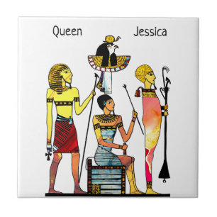 Ancient Egypt Pharaohs Lavish Ormamentation Tile