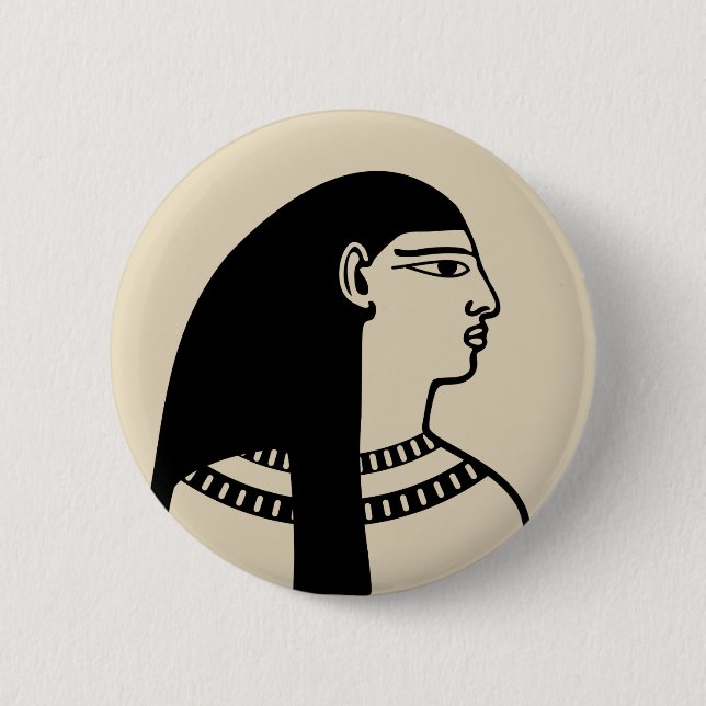 Ancient Egyptian 2 Inch Round Button (Front)