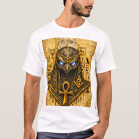 Ancient Egyptian Ankh Warrior – Golden Pharaoh Mas