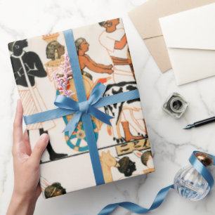 Ancient Egyptian art pattern Wrapping Paper