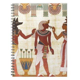 Ancient, Egyptian art style notebook