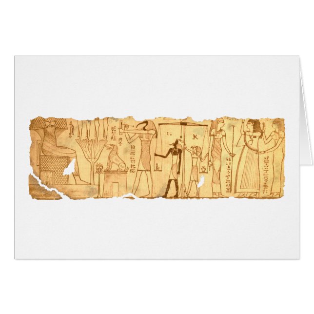 Ancient Egyptian Book of the Dead Last Judgement (Front Horizontal)