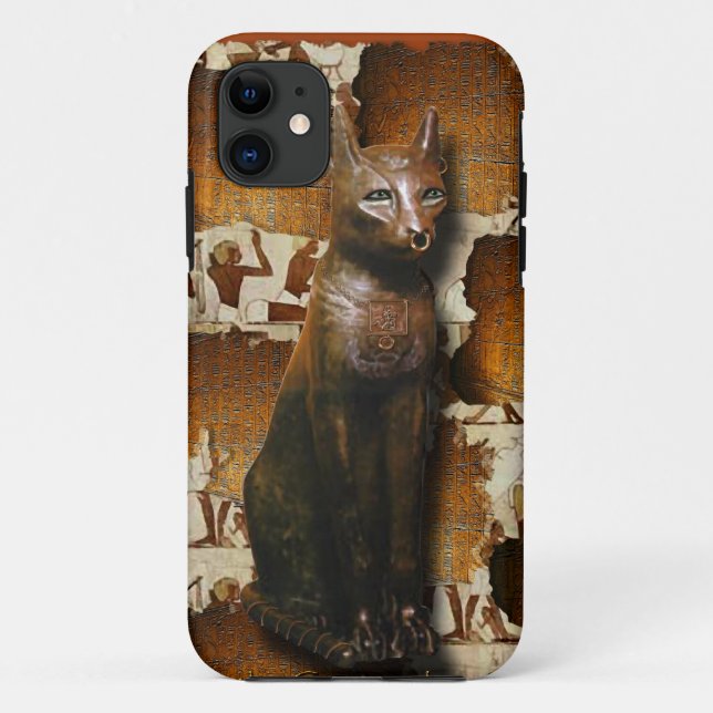 Ancient Egyptian Cat God Bastet Case-Mate iPhone Case (Back)