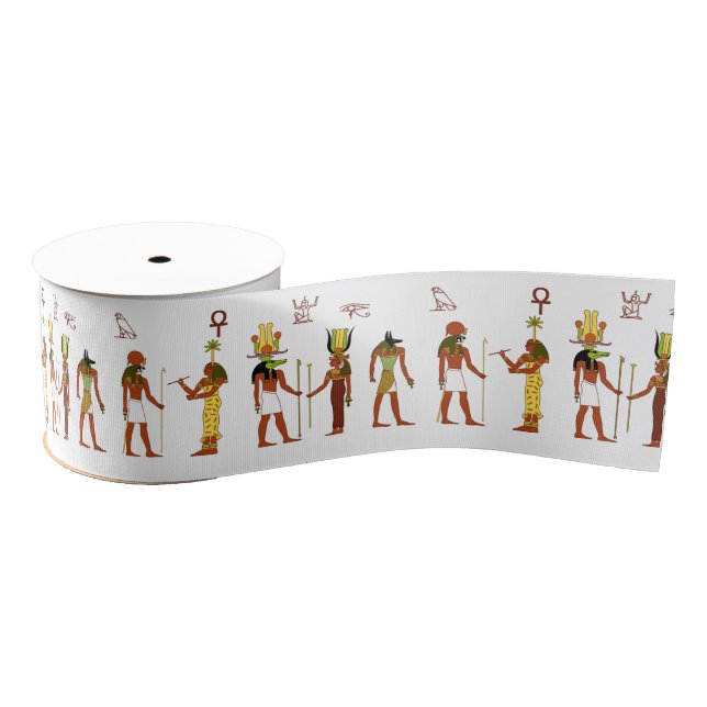 Ancient Egyptian Deities Grosgrain Ribbon (Spool)