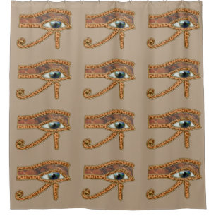 Ancient Egyptian Eye of Horus in Browns