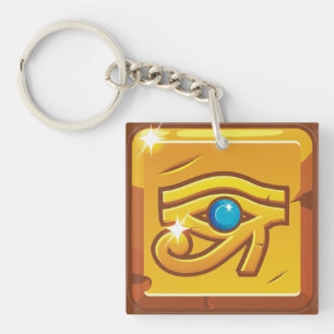 Ancient Egyptian Eye of Horus Protection Talisman Keychain
