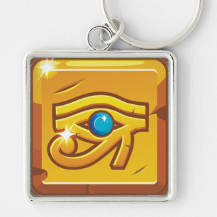 Ancient Egyptian Eye of Horus Protection Talisman Keychain
