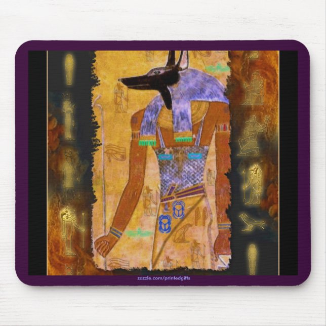 Ancient Egyptian God Anubis Gift Range Mouse Pad (Front)