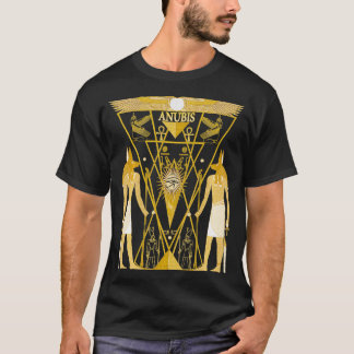 Ancient Egyptian God Anubis Kemetic Neter Anpu 428 T-Shirt