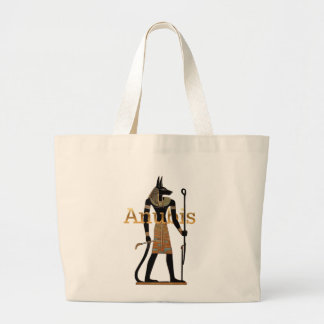 Ancient Egyptian God Anubis Large Tote Bag