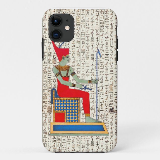 Ancient Egyptian God Hieroglyphics Design Case-Mate iPhone Case (Back)