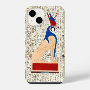Ancient Egyptian God Horus  Hieroglyphics Design iPhone 14 Case