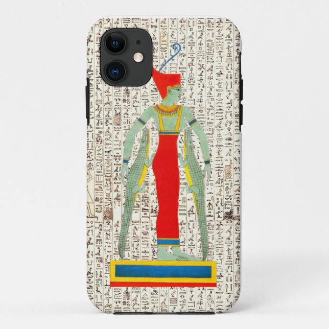 Ancient Egyptian God Sobek Hieroglyphics Design Case-Mate iPhone Case (Back)