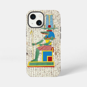 Ancient Egyptian God Sobek Hieroglyphics Design iPhone 13 Mini Case