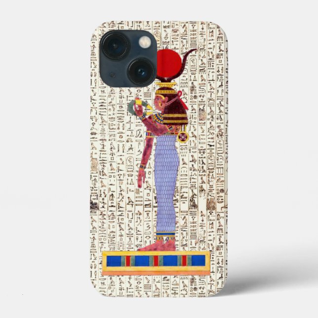 Ancient Egyptian Goddess Hieroglyphics Design Case-Mate iPhone Case (Back)