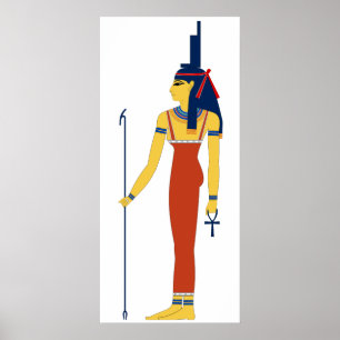 Ancient Egyptian Goddess Isis Poster