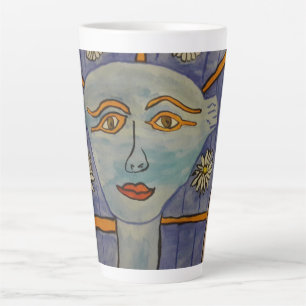 Ancient Egyptian Goddess Latte Mug