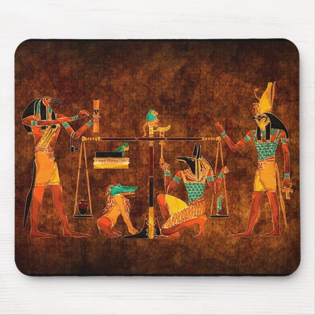 Ancient Egyptian Gods Mouse Pad (Front)